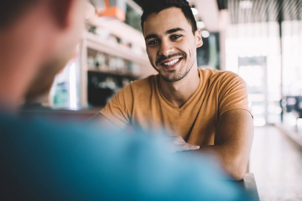 Friendly counselor providing mental health support and guidance.