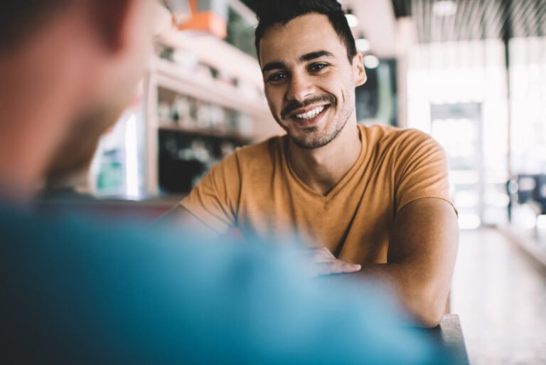 Friendly counselor providing mental health support and guidance.