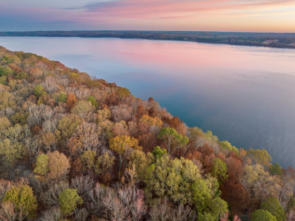 View of river near opelika mental health.